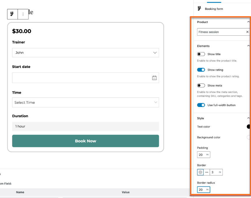 Booking Dashboard