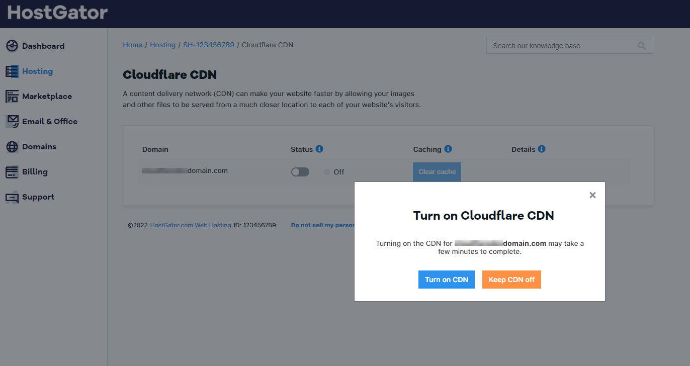 Cloudflare CDN Overview | HostGator Support