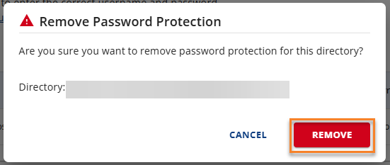 Remove Button