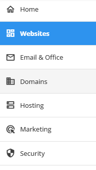 AM Left Nav Menu Websites