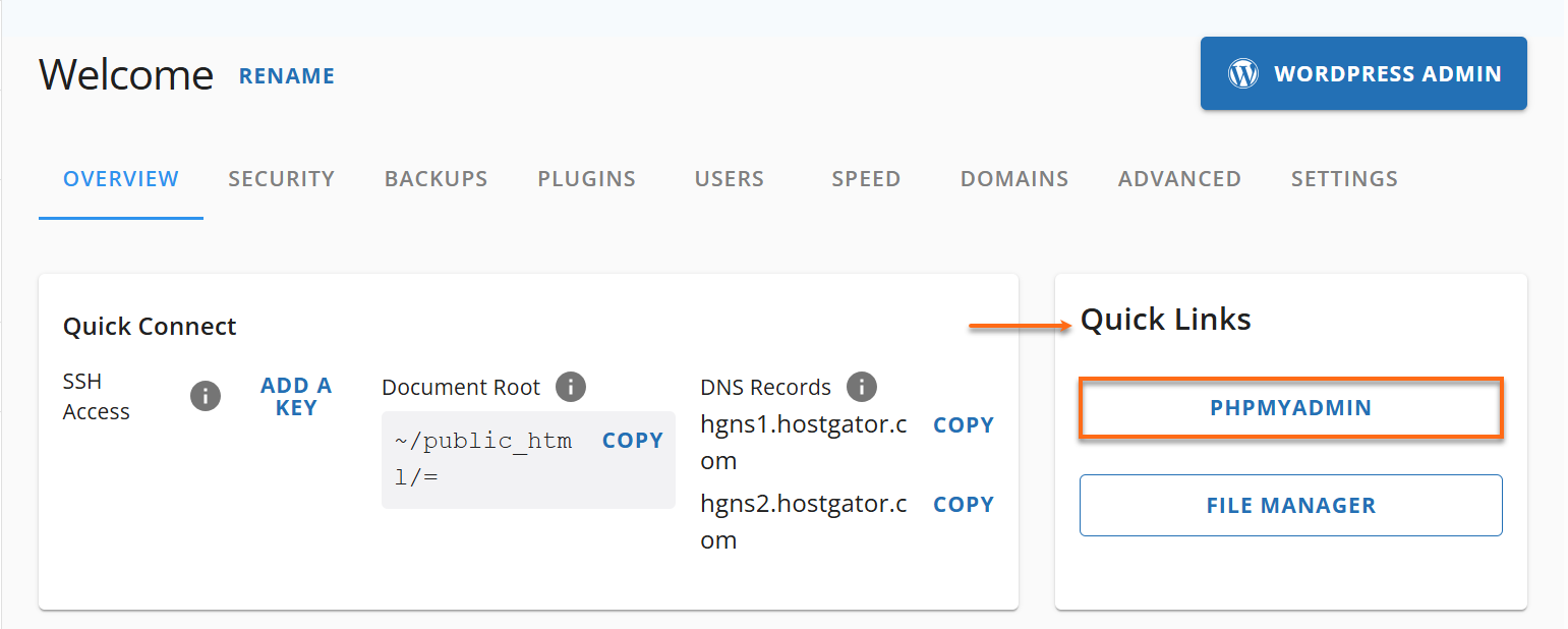 phpMyAdmin