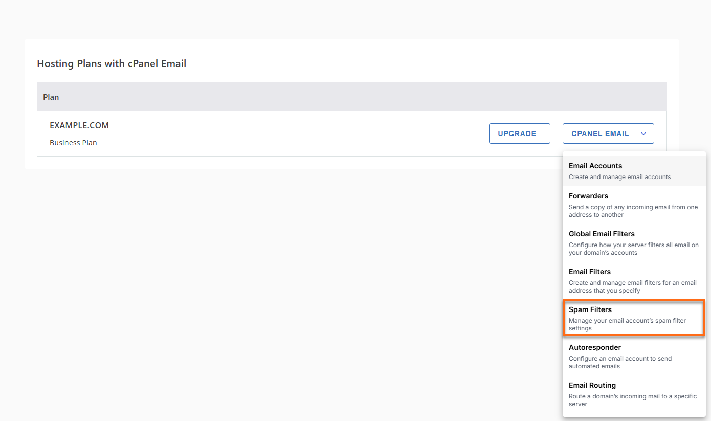 Customer Portal - Email & Office cPanel Email