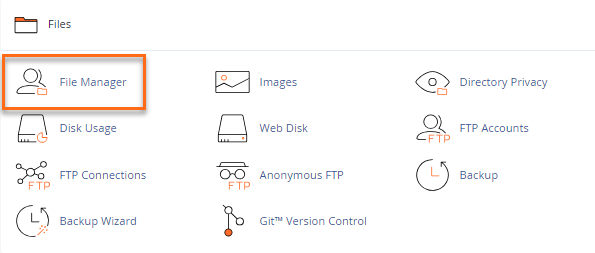 cPanel - File Manager