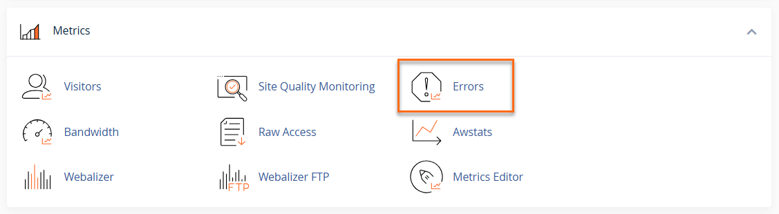 cPanel Metrics