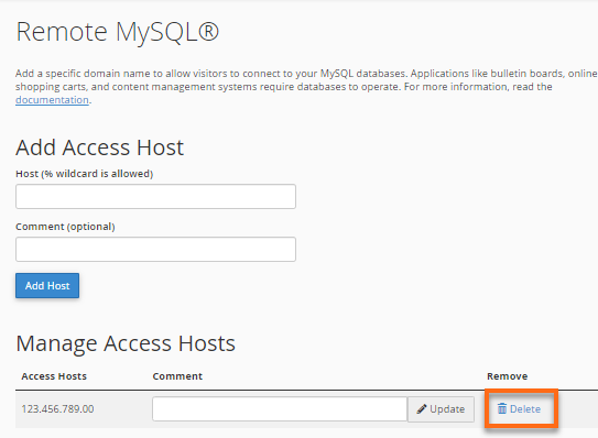 How To Connect To The Mysql Database Remotely Hostgator Support