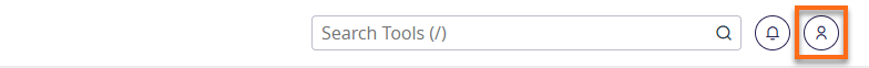 cPanel - User Menu icon