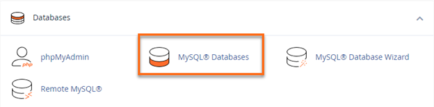HostGator cPanel MySQL Databases