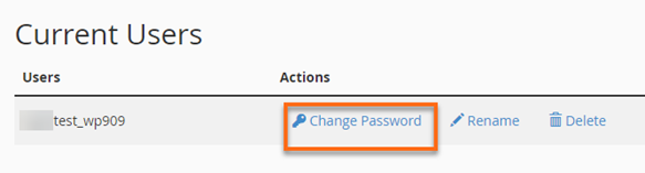 HostGator MySQL Change Password