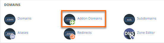 cPanel Addon Domains icon
