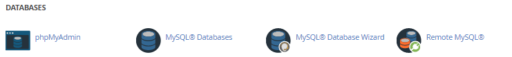 cPanel Databases