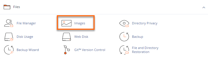 cPanel Images icon