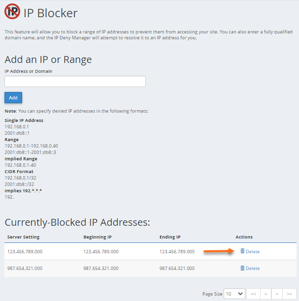 HostGator Cpanel Unblock IP Address