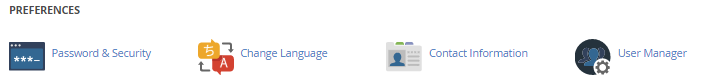 cPanel Preferences
