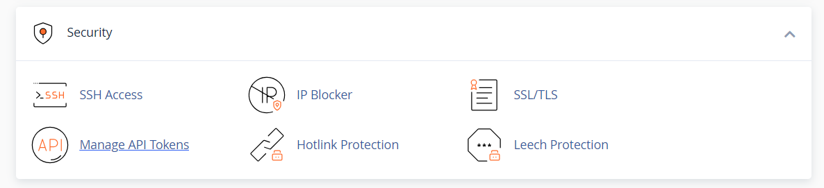 cPanel - Security