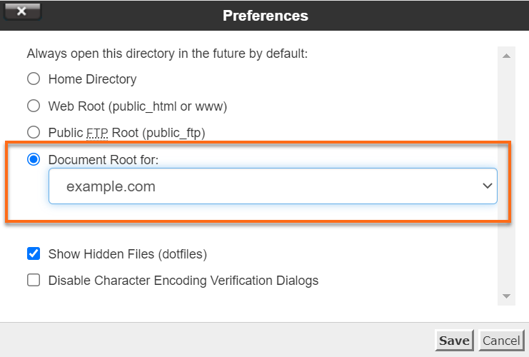 Select webroot
