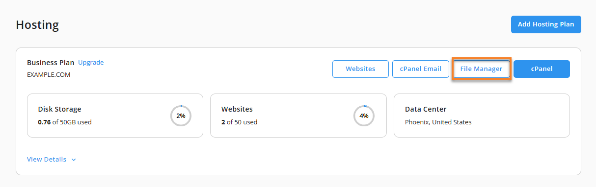 cPanel - File Manager