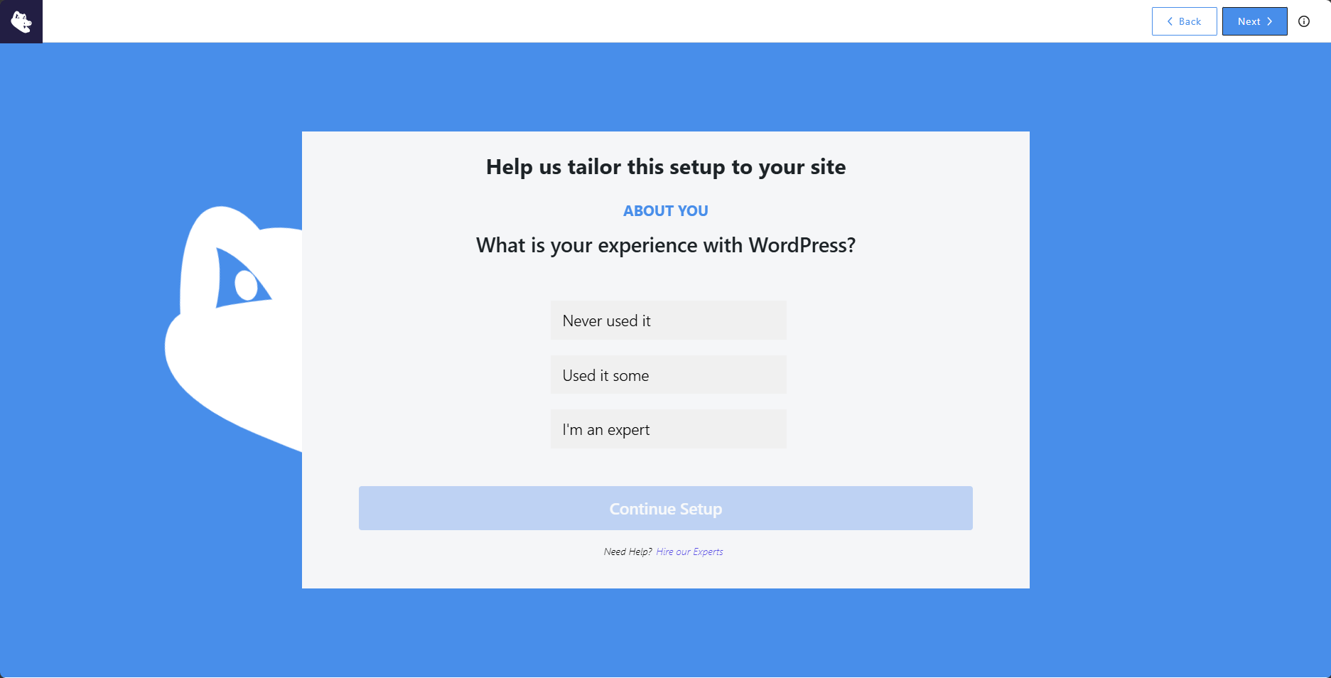 Install WP - Exp Level