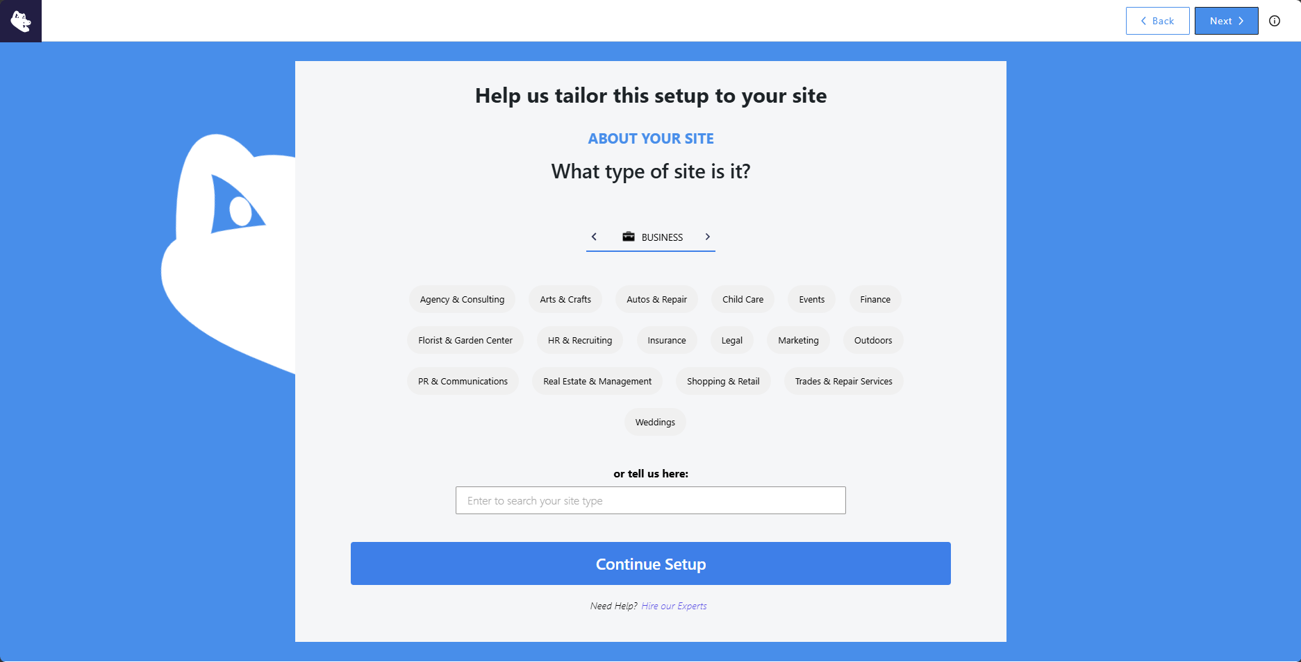 Install WP - Subcategory