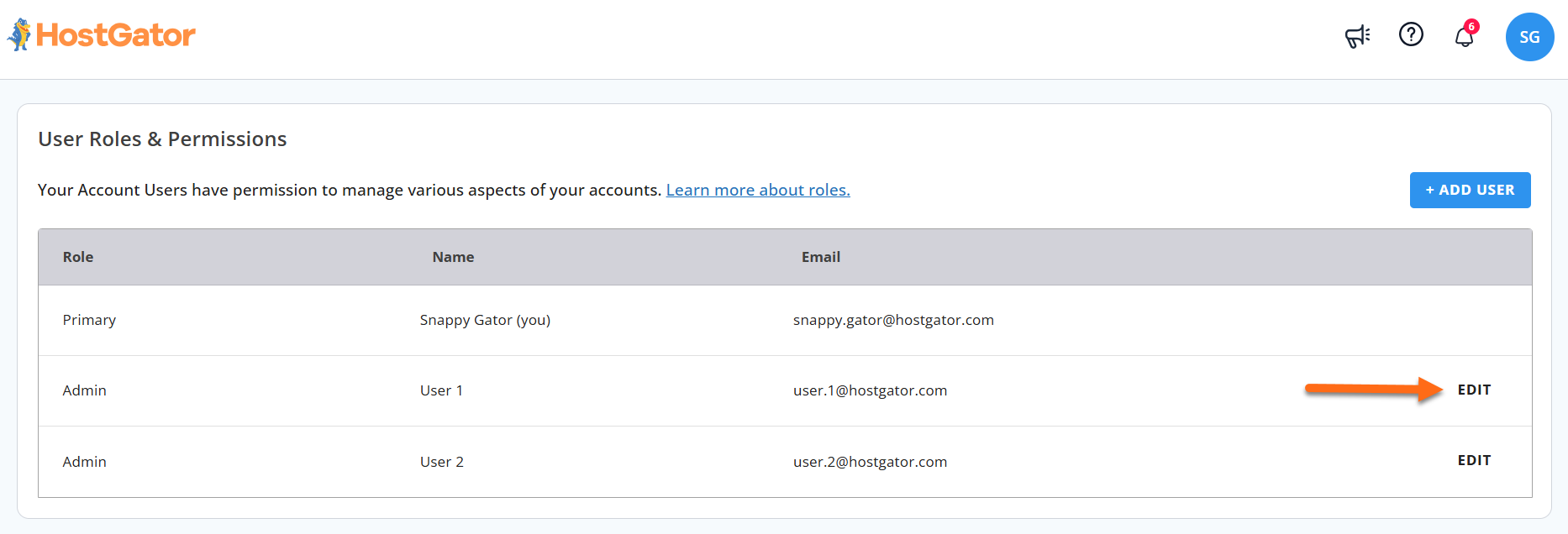 Customer Portal - User Roles & Permissions - Edit