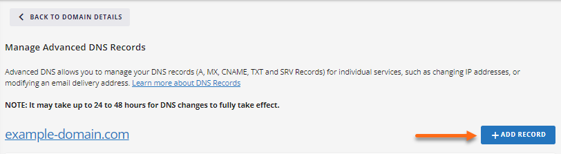 + Add Record