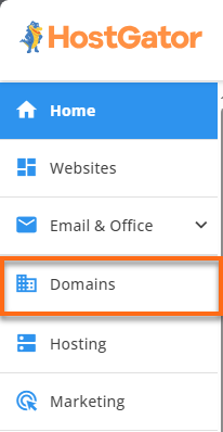 Customer Portal - Domains tab