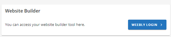Weebly Login button