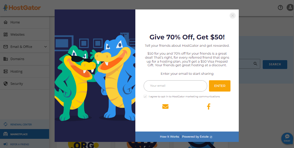 Customer Portal - Refer a Friend