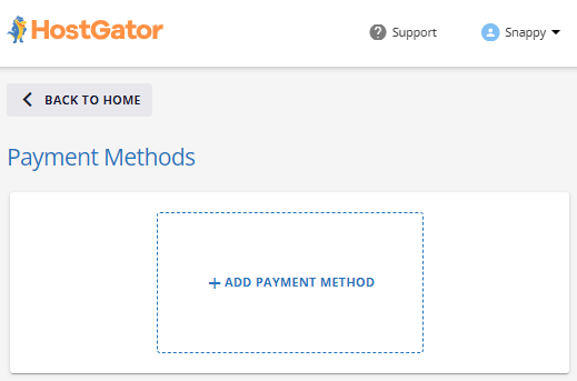 Switch Payment Method - Add Payment Method
