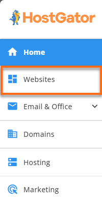 Customer Portal - Websites tab