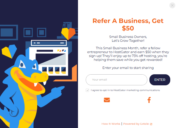 Customer Portal - Refer a friend