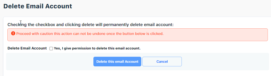clean email account