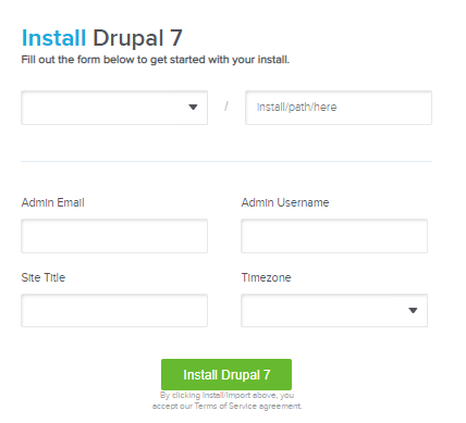 Drupal Installations Details