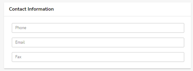 HostGator Ecomdash Create Warehouse Basic - Contact Information