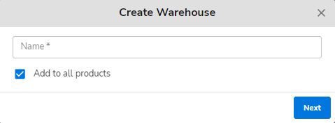 HostGator Ecomdash Create Warehouse Basic - Add Name