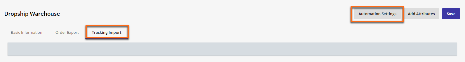 HostGator Ecomdash Set Up a Tracking Import Feed - Automation Settings