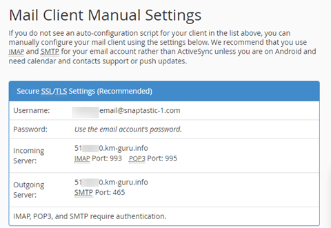 Secure SSL/TLS Settings (Recommended)