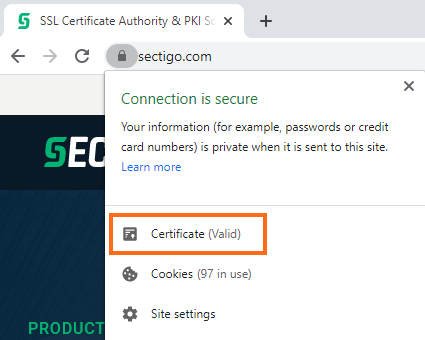 Google - Check SSL - Certificate (Valid)
