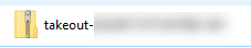 Zipped file - MBOX file