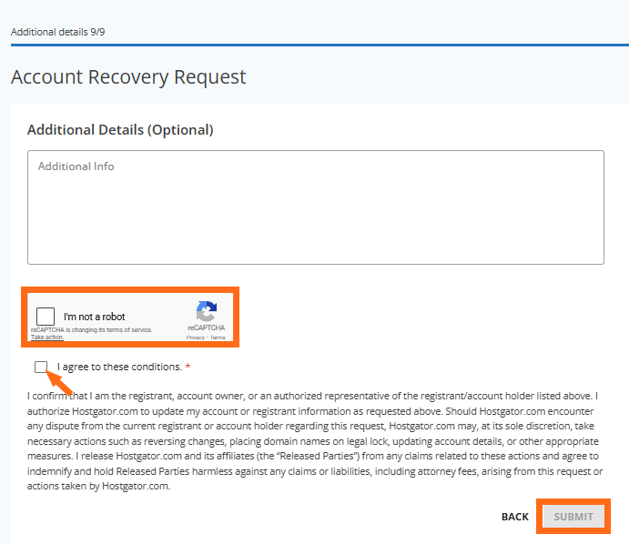 Submit CER - Upload Additional Documents