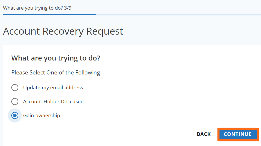 Submit PCR - Gain Ownership