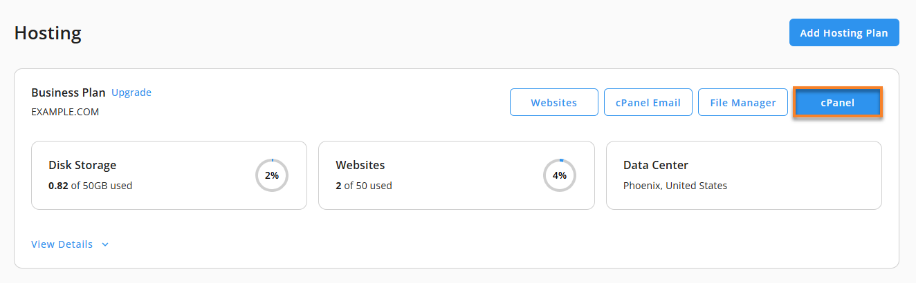 Single Sign-On - Hosting tab - Manage button
