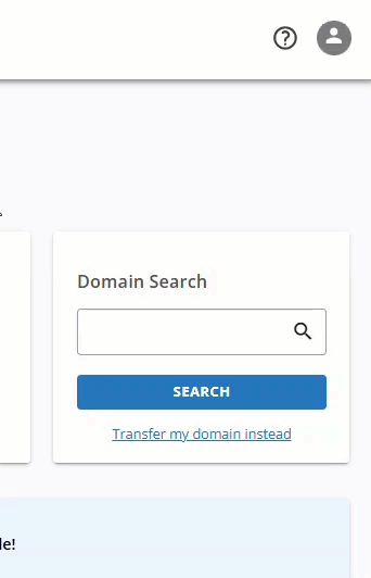 Customer Portal Person Icon My Payment Methods Drop-down option