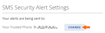 SMS Alerts - Change Link