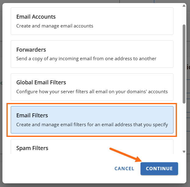 Email Filters