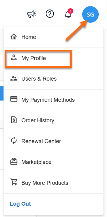 Customer Portal - My Profile