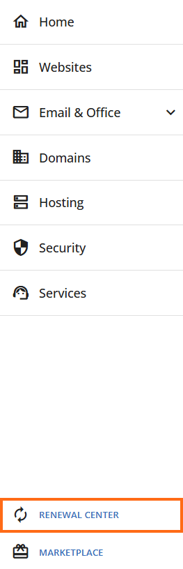 Customer Portal - Renewal Center