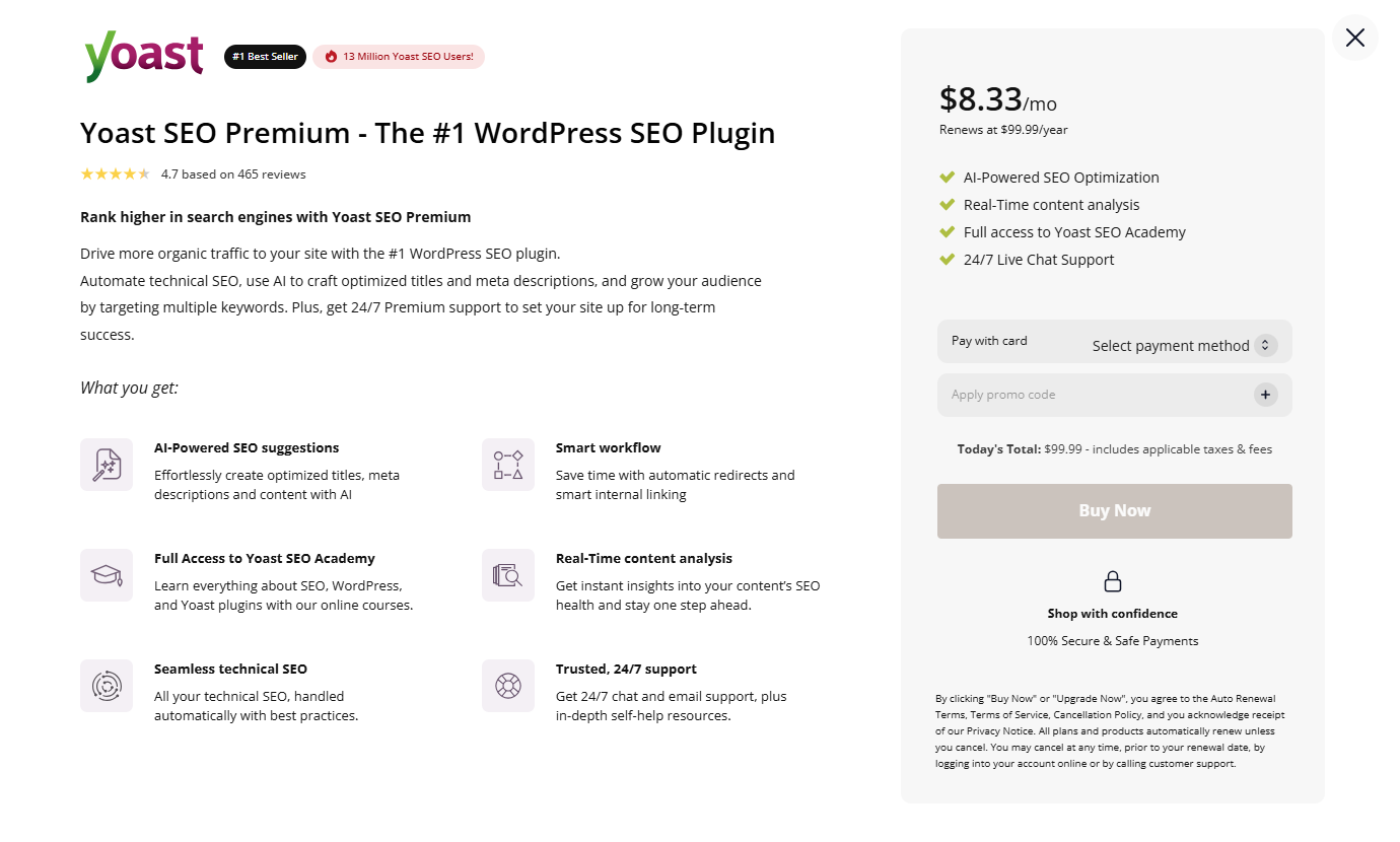 Improve Site Score