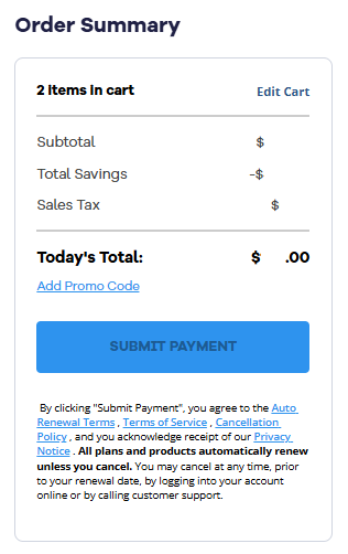 Submit Payment