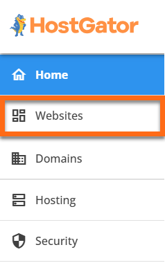 Customer Portal - Websites tab