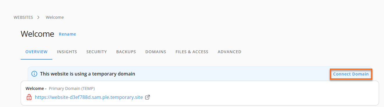 Connect Domain